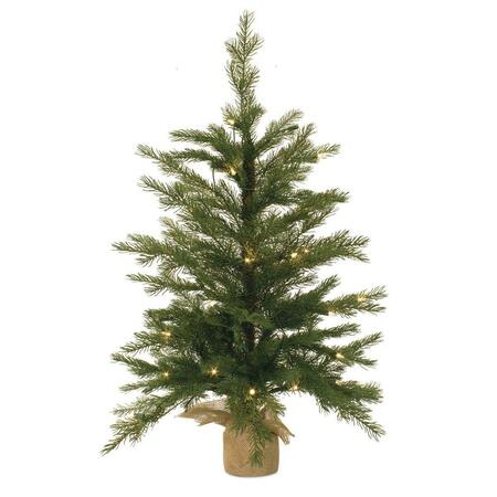 SMARTGIFTS Pine Tree in Burlap SM3064456